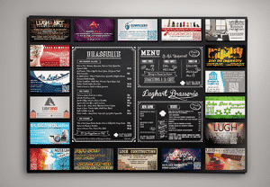 Set de table publicitaire Set de table publicitaire LUGHART