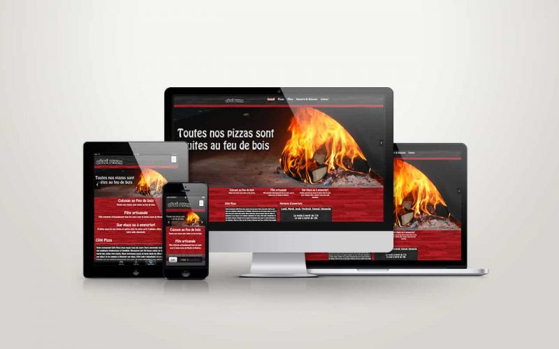 Site internet Côté Pizza - Pizzéria Marssac sur Tarn (81)