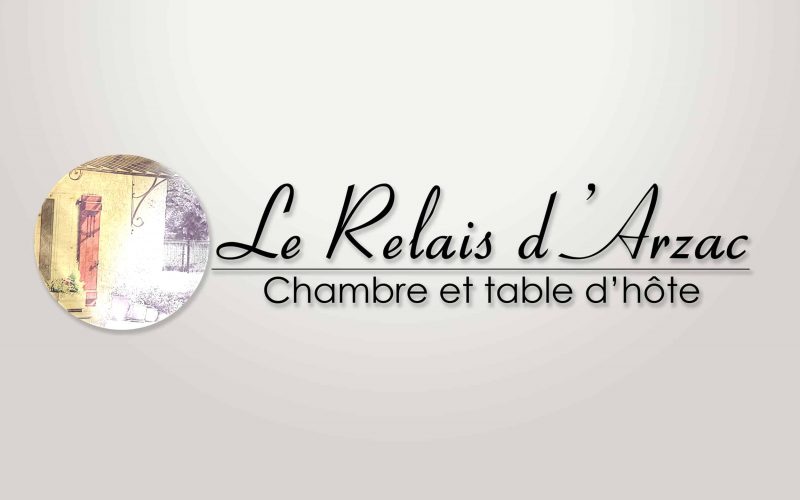 Création Graphique Logo - Le Relais d'Arzac Chambre et table d'hôte